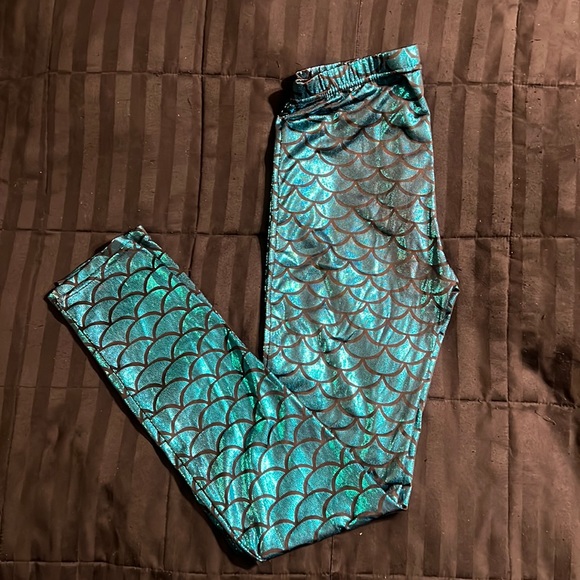 Laugh out loud Pants - Shiny mermaid leggings